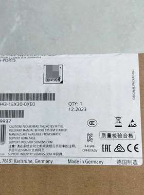(议价)6ES7443-1EX30-0XE01804