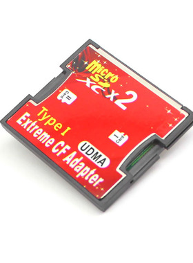 八鹰适用于TF转CF卡套XC512GB佳能尼康相机CF内存卡转接卡托