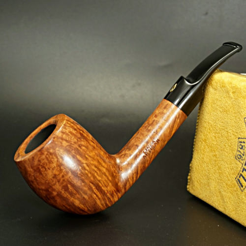 手工大师烟斗 savinelli意大利沙芬 火焰鸟眼纹 原木石楠根 15