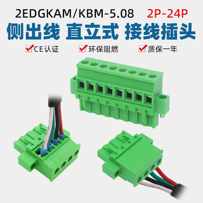 带耳插拔式侧出线接线端子插头