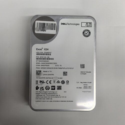 DELL/戴尔 服务器 16T SATA 3.5英寸企业级硬盘