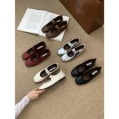 FQ3 温柔玛丽珍鞋 实拍laibao晚晚风银色芭蕾鞋 软底浅口单鞋