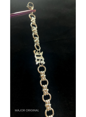 美作原创MAJOR 手工编织男女手链小众朋克风轻奢钛钢手饰