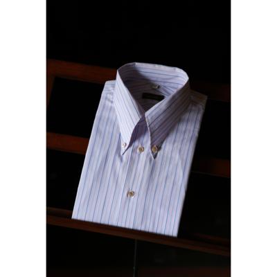 UGENTLE教父领长袖意式纯棉衬衫