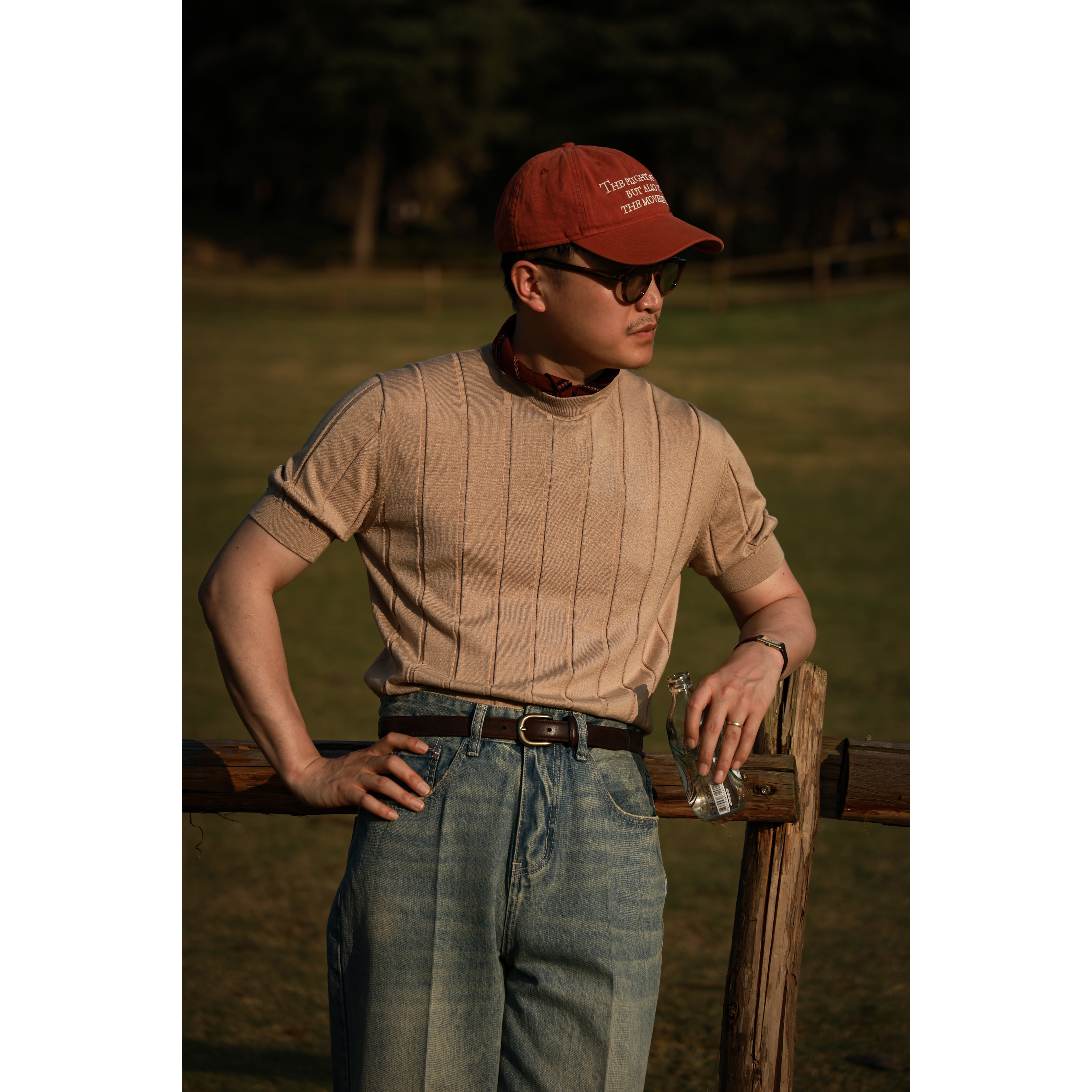 复古休闲短袖T恤UGENTLE男女同款