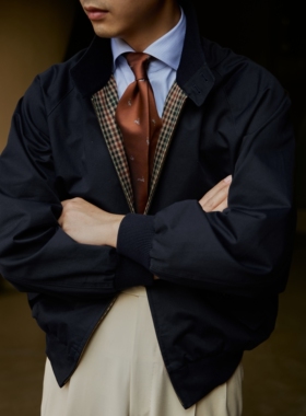 UGENTLE男装 非传统G9款「 午夜蓝 」休闲 绅士 短款男士户外夹克