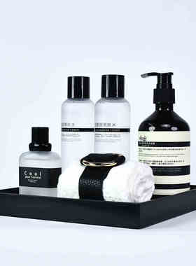 【卫浴组合】样板房卫浴卫生间台面男士护肤软装香水毛巾展厅摆件