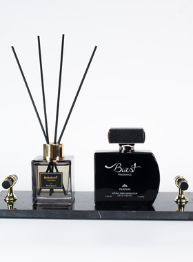 简约现代样板房卫浴洗手间摆件浴柜卫浴摆件托盘香薰家居饰品软装