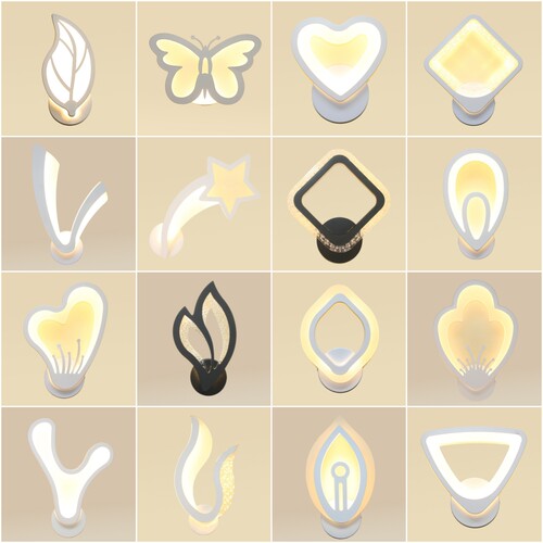 亚克力卧室铁壁灯床头灯现代百搭