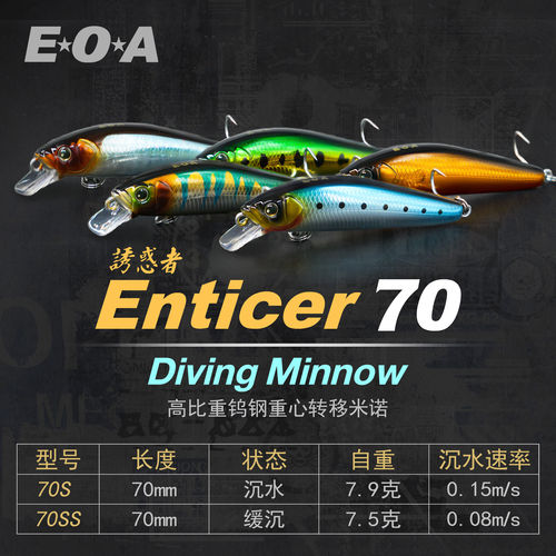 龚磊70S米诺钨钢路亚饵