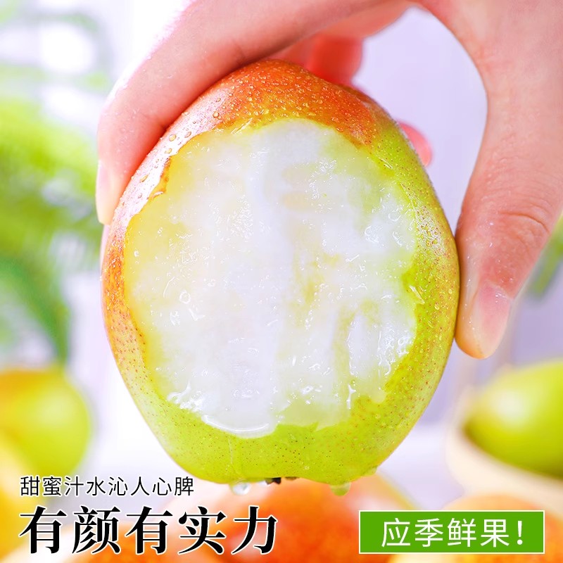 梨子新鲜十斤当季整箱新鲜水果批发红香酥梨山西小梨子大梨子脆甜