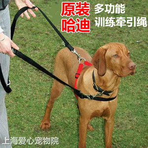 哈迪多功能牵引绳牵引带金毛拉布拉多遛狗狗可调节宠物