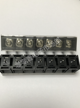 栅栏式PCB接线端子KF78C-13.0-7P 黑色带盖40A大电流