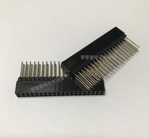 PC104 2X20间距2.54 针长12.2MM 2X20P 插座 排母 镀金AU1