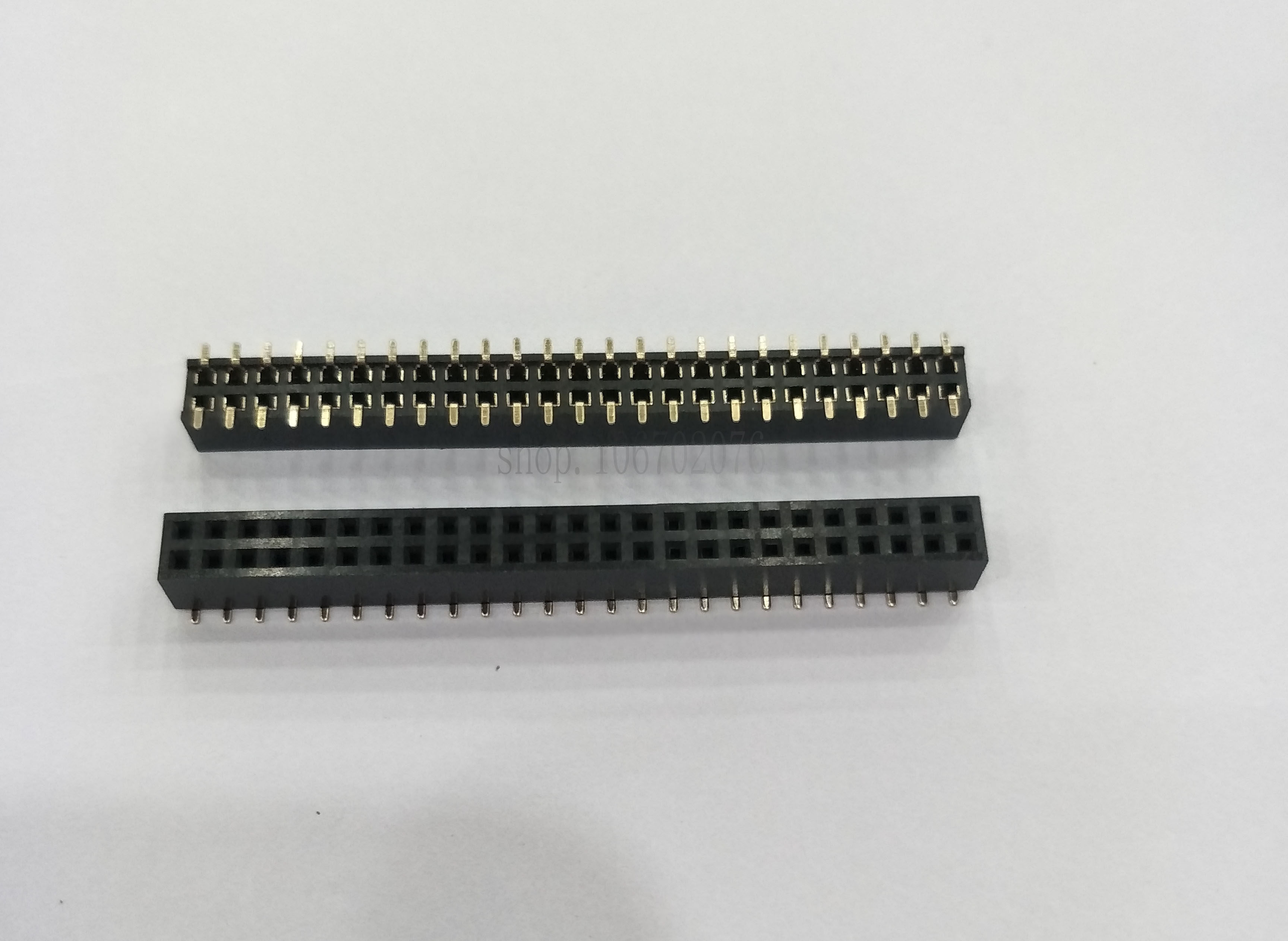 0mm间距贴片排母50p 镀金环保 2*25p双排母50孔 插针母座2x25p