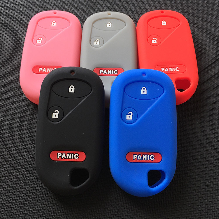 适用本田老款雅阁奥德赛飞度CRV汽车分体遥控钥匙套硅胶包扣男女