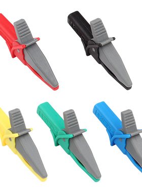 埃塔ETA1485安全封闭式大电流鳄鱼夹4mm香蕉插孔仪表测试电力夹子