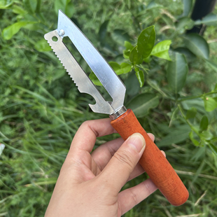 福利款龙士达削皮器多功能不锈钢家用土豆瓜果刨厨房专用木柄刨刀
