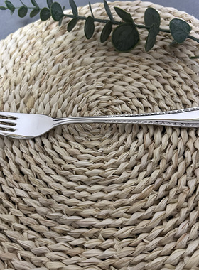 品牌泡面叉NAB食品级304不锈钢水果叉高颜值牛排叉短齿水果意面叉