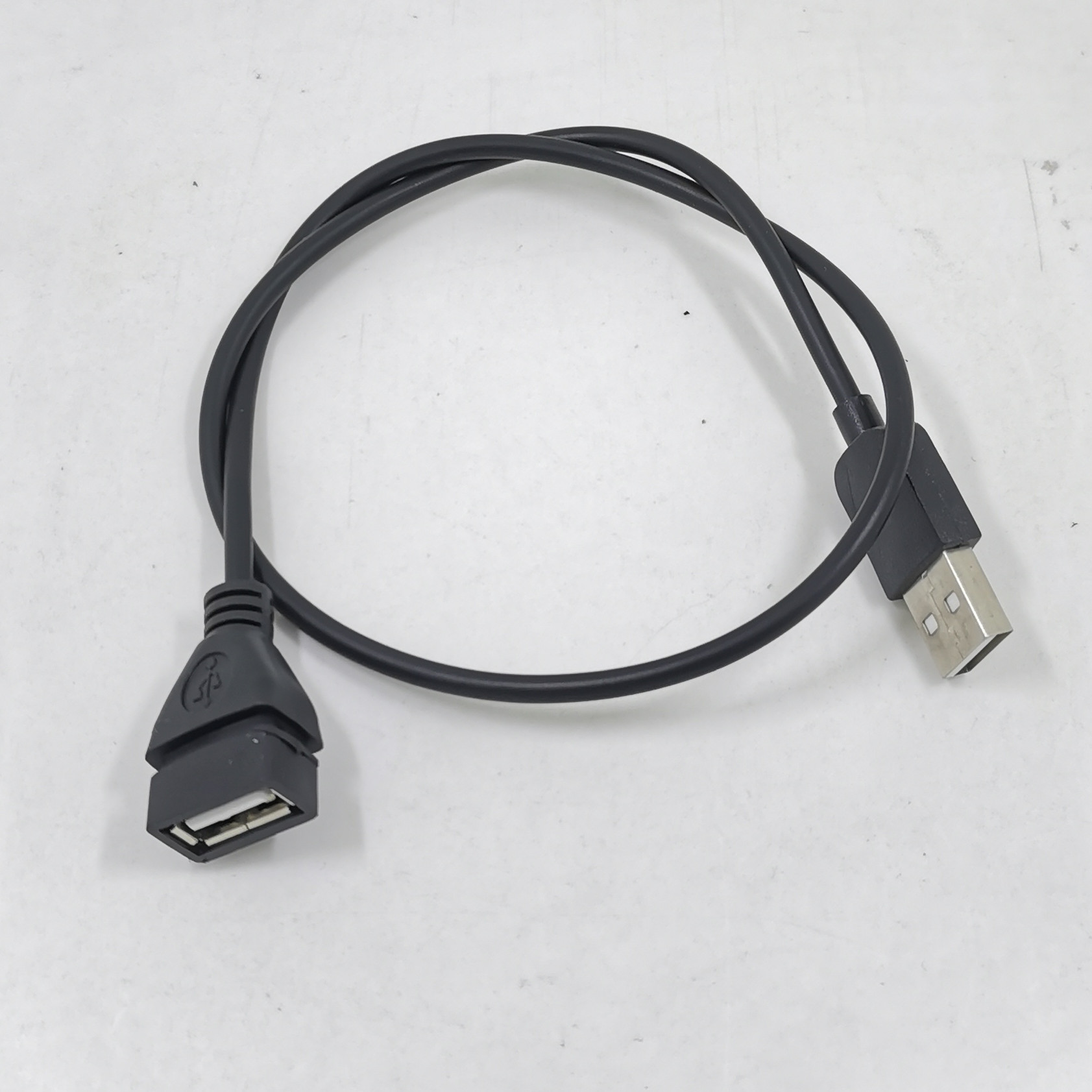 usb2.0数据线公对母延长线 usb电脑鼠标连接线0.3/0.5米otg数据线