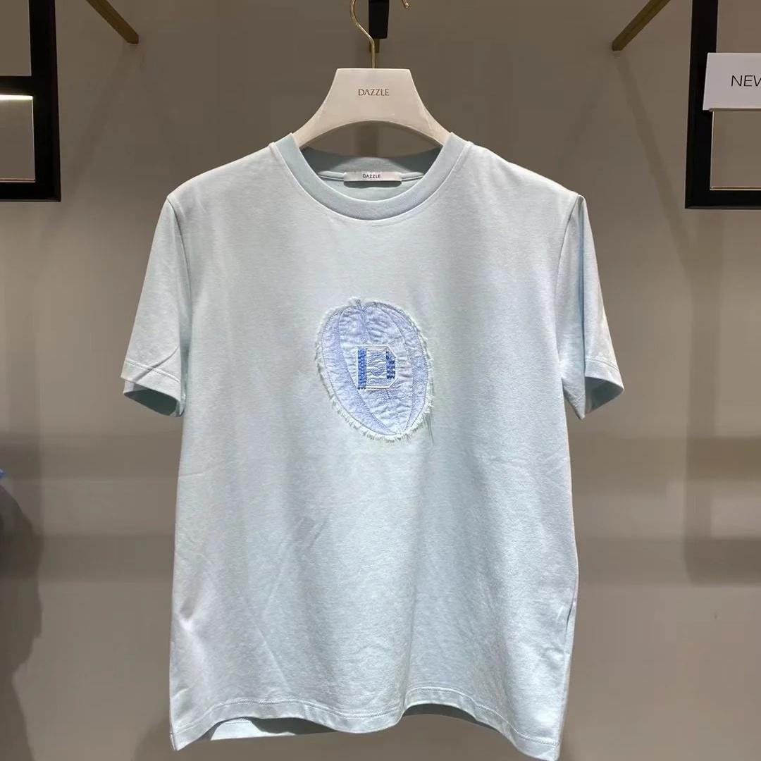 2H2B311折DAZZLE地素国内正品代购 2023夏多色短袖t恤吊牌999