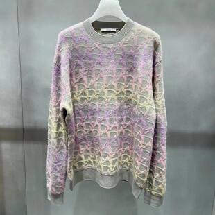 2H4E432折DAZZLE地素国内正品代购2023冬针织提字母套衫吊牌2599