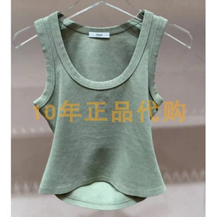3I2B209折dzzit地素国内正品 2024夏做旧洗水背心吊牌795 代购