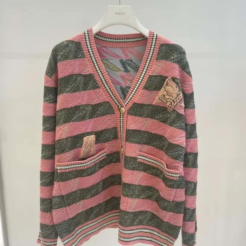 2H4E573折DAZZLE地素国内正品代购2023冬双面穿提花开衫吊牌2899