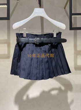 2I2S252折DAZZLED素国内正品代购2024夏黑色短裙吊牌1499