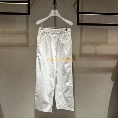 2I2Q418折DAZZLE地素国内正品代购2024夏全棉细斜纹长裤吊牌1599