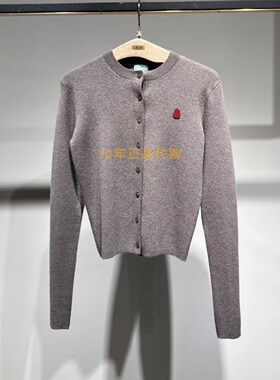 2J1E510折DAZZLED素国内正品代购2025春毛织开衫吊牌1999