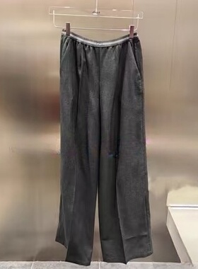 3J1Q410折dzzitD素国内正品代购2025春深灰色长裤吊牌1090