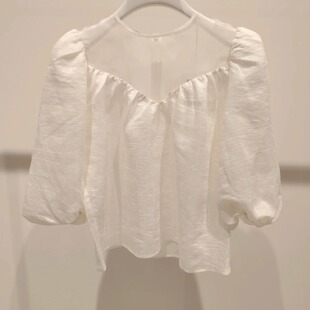 2H2D306折DAZZLE地素国内正品代购 2023夏多色拼接小上衣吊牌1399