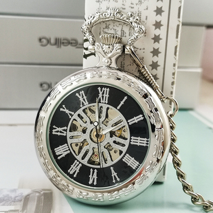 东方project cos 女学生二次元 十六夜咲夜怀表复古机械全自动男款