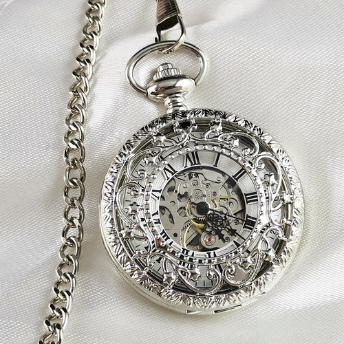 秘密花园怀表全自动机械女款翻盖