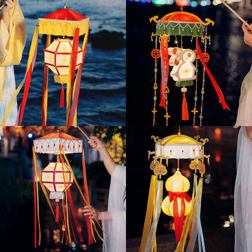 禧灯记古风灯笼diy手工材料包