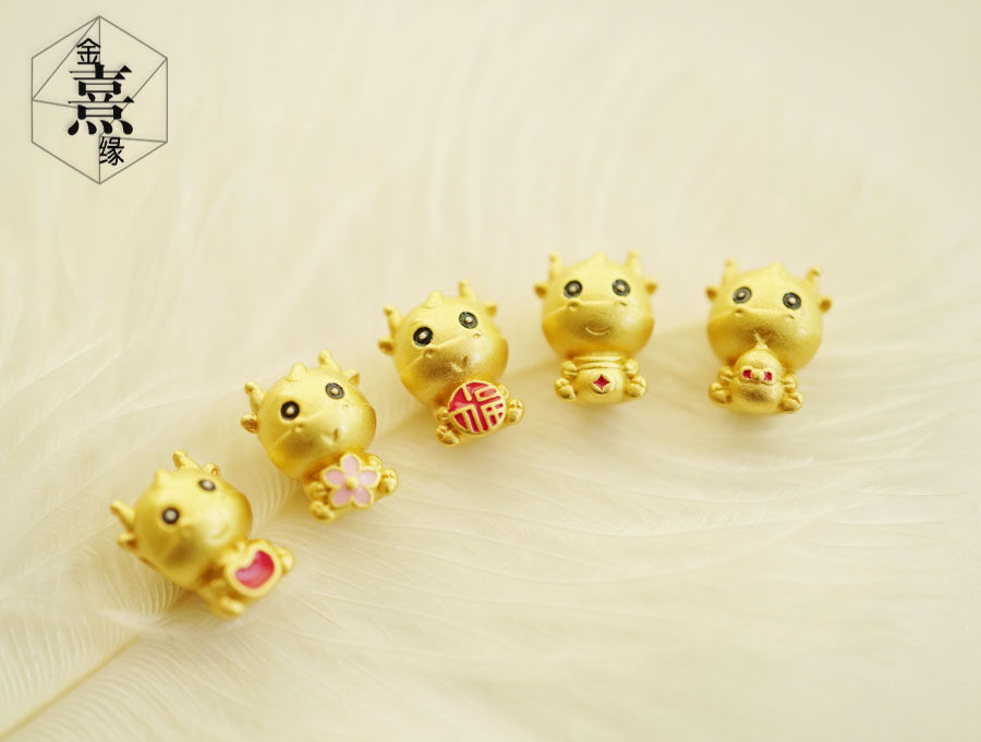 十二生肖牛转运珠富贵花开开运串珠diy手链牛年本命年女礼物手串