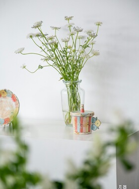 【月器】日本陶艺家thecozynook 温暖童话粗陶杯子 水杯 盘 茶杯