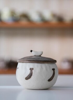 【月器】日本陶艺作家丸伴工场粗陶马克杯 盖杯 咖啡杯 圆盘 茶杯