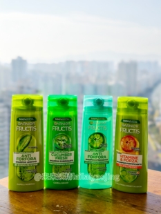 西班牙卡尼尔GARNIER洗发水去屑止痒控油多效清洁洗发露无硅油