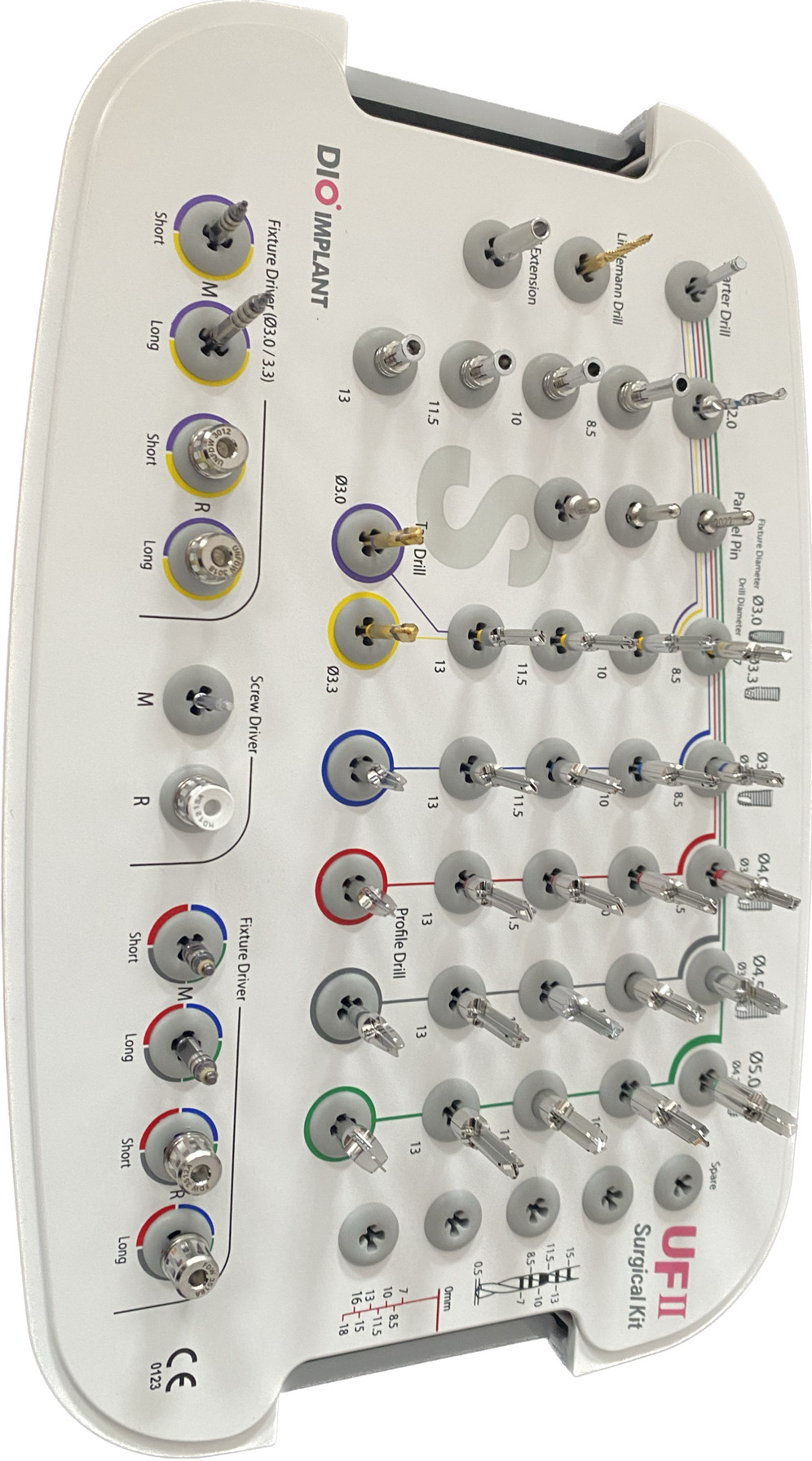 登腾dentium奥齿泰仕诺康纽白特neobiotech迪耀dio口腔种植工具盒