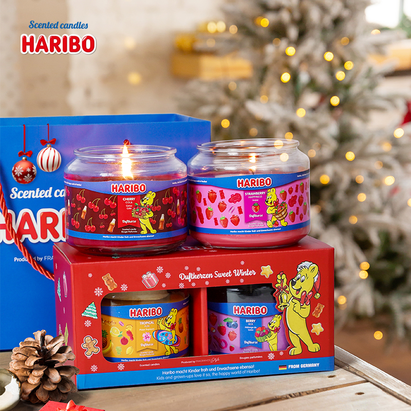 HariboCandle哈瑞宝香薰圣诞礼盒室内香薰持久留香氛围感圣诞礼物