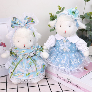 小羊bunnies by the bay替换衣服裙子套装适配17cm美国公仔玩偶女