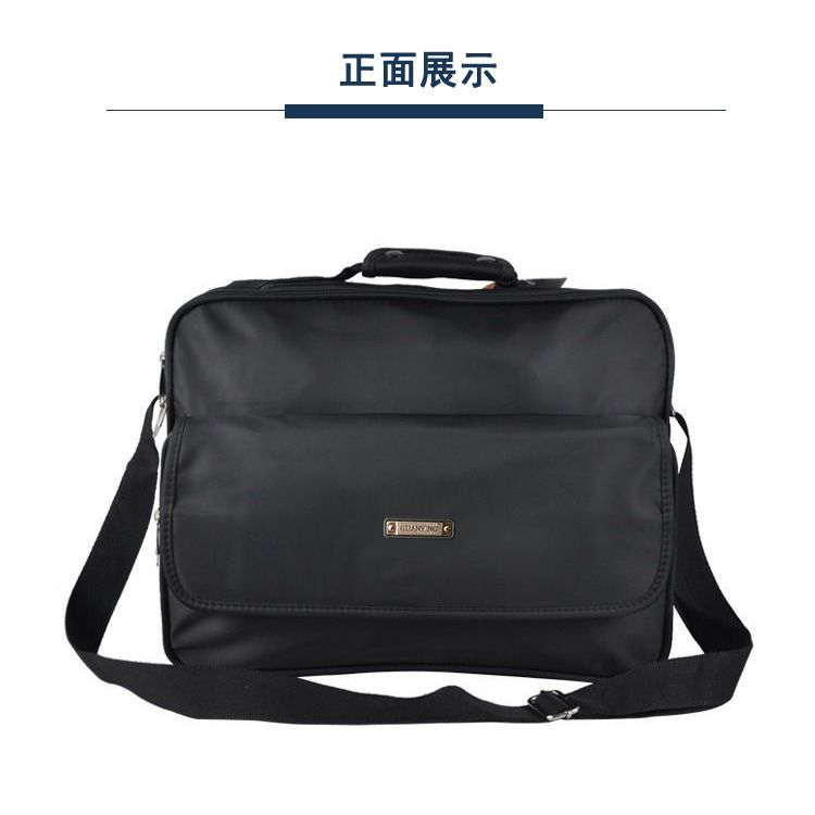 时尚包男士包黑色休闲包斜挎包商务单肩手提包横款背提包GY2801