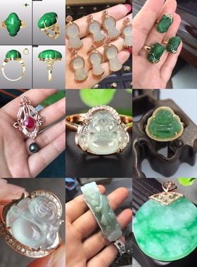 纯银首饰0DIY婚戒生日礼欧美订做