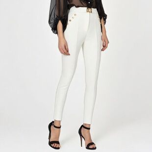 品质女装2025年春秋新款百搭舒适女式裤子显高显瘦长裤休闲小脚裤