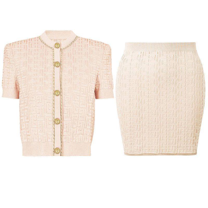 品质2025夏季新款时尚经典链条百搭短袖T恤上衣针织衫+半身短裙女,女装/女士精品,时尚套装,淘宝优惠券,粉丝福利购,淘宝优惠卷