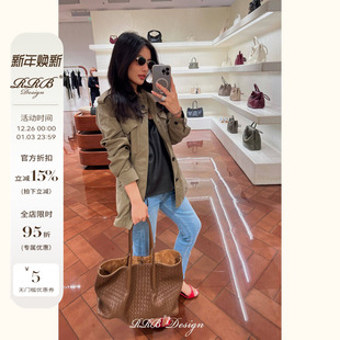 外套女 」重工酵磨水洗上衣精梳棉显瘦长袖 RRB Design「老钱猎装