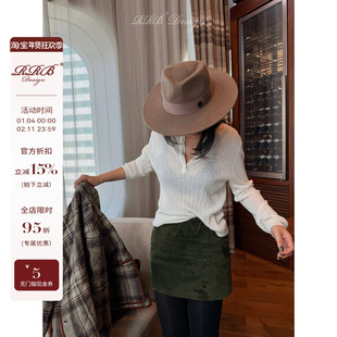 RRB Design「英伦老钱」精致日常华夫格百搭亲肤上衣