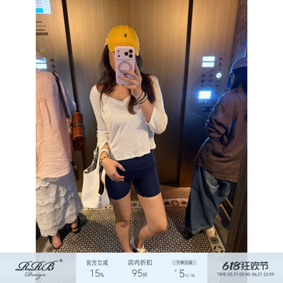 裸感弹力高腰提臀骑行裤瑜伽裤